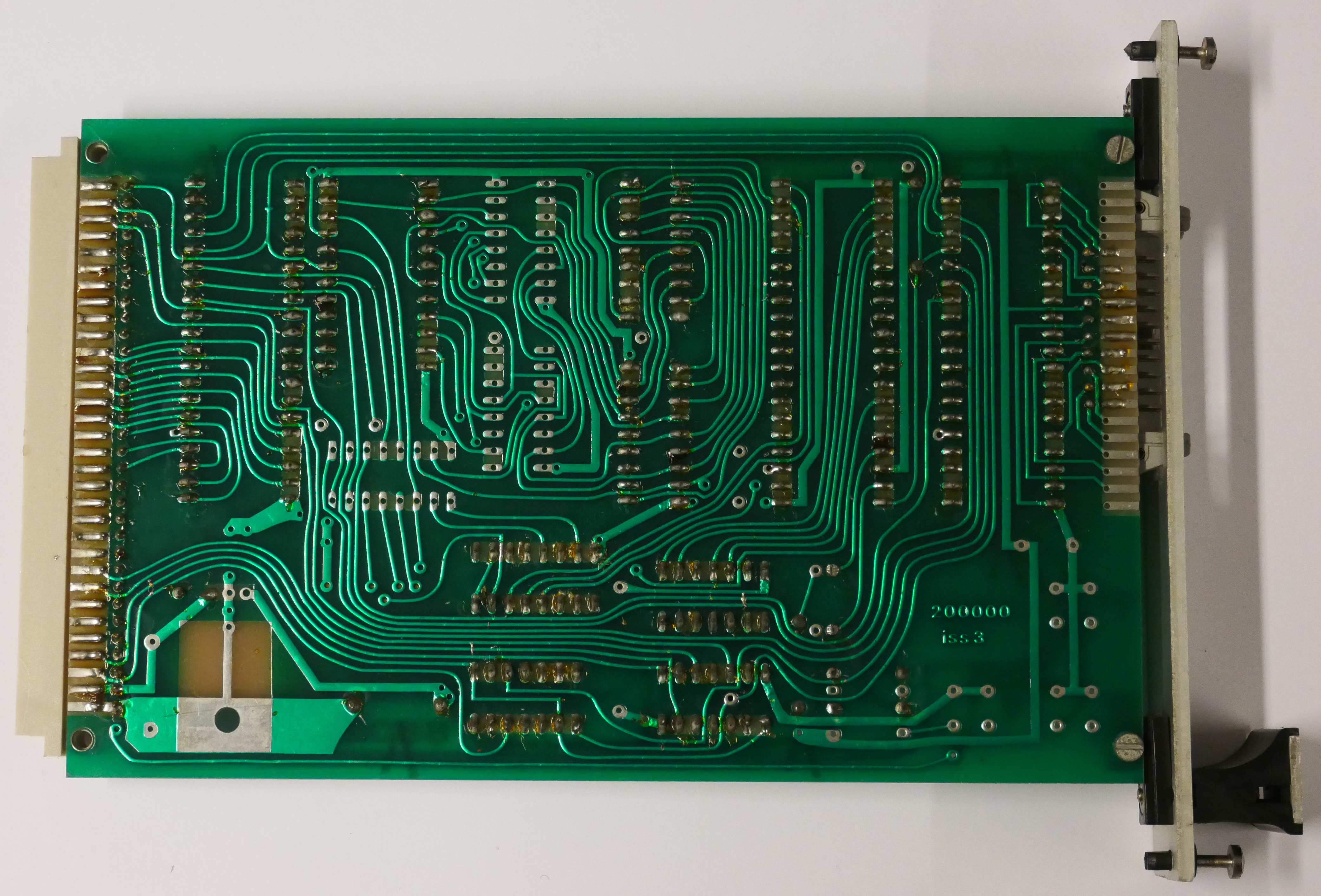 6502 CPU Board Issue 3 #2 Track Side Photo